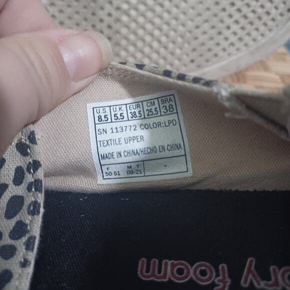 Bobs for Skechers Leopard Print Sneakers Women's 8.5 - Picture 5 of 8